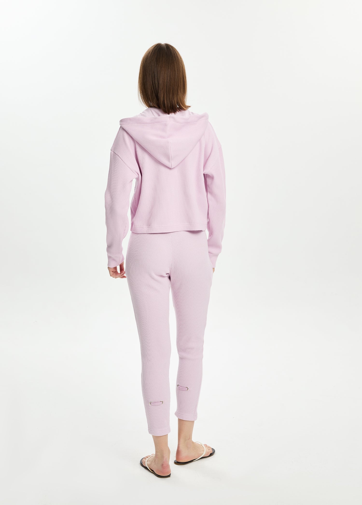 Waffle Fermuarlı Sweatshirt