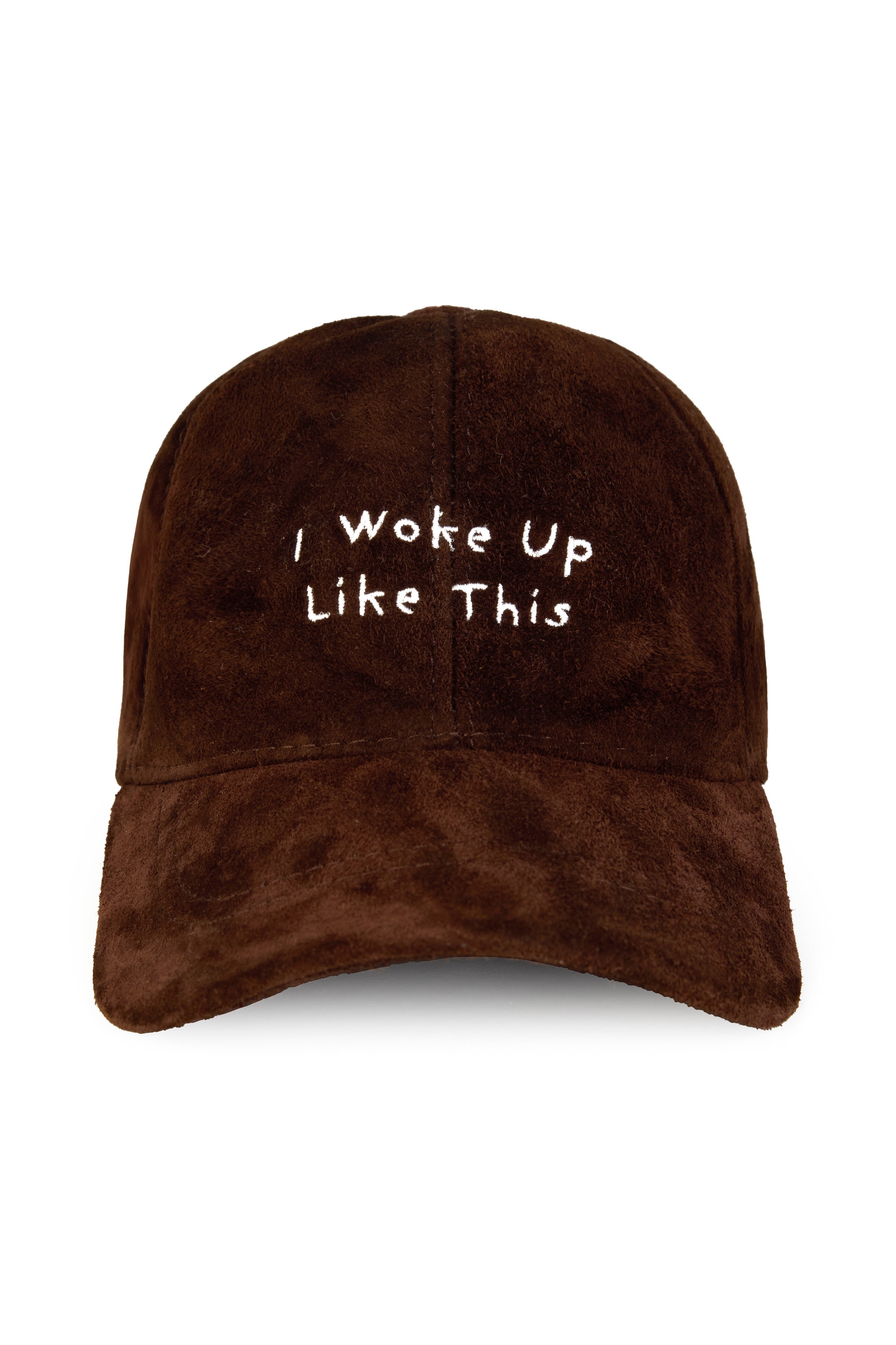 Woke Up Like This Süet Deri Şapka