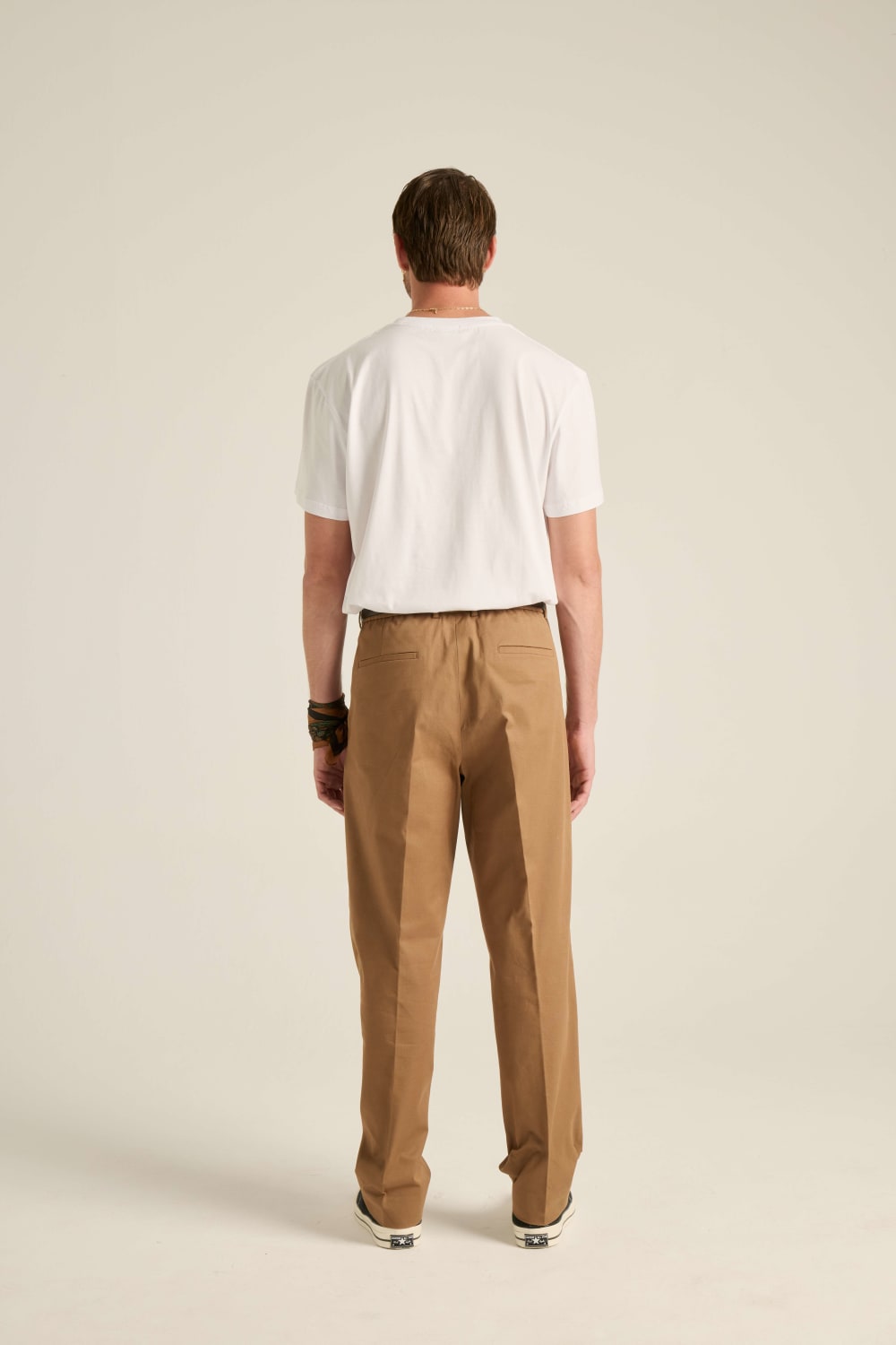 Batts-Daniele Baggy Chino Pantolon Camel-Pantolon-3-Milagron.com