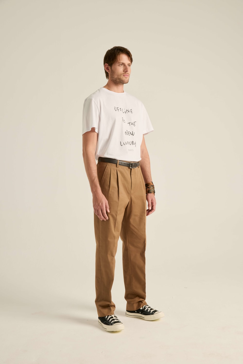 Batts-Daniele Baggy Chino Pantolon Camel-Pantolon-5-Milagron.com