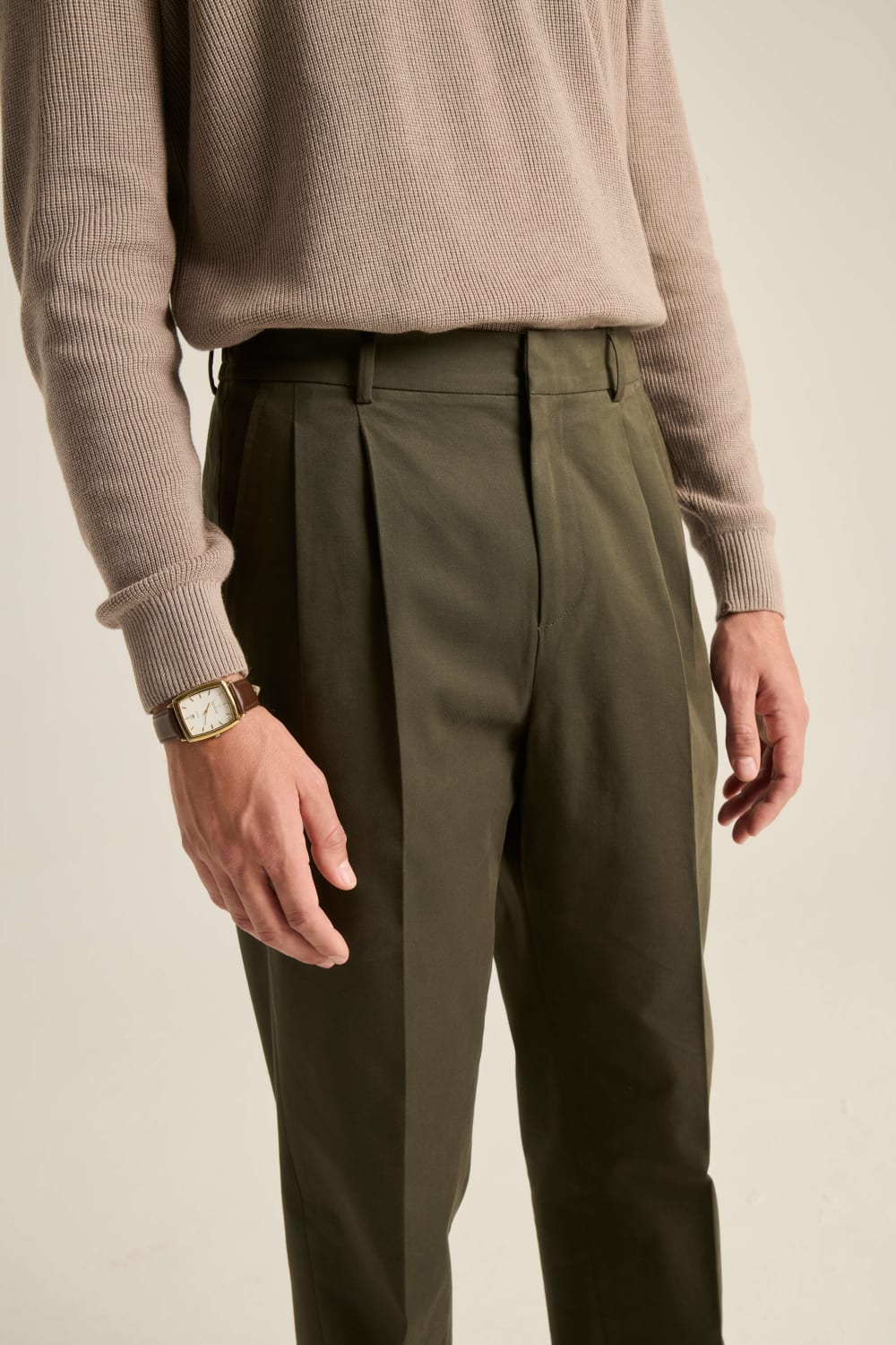 Batts-Daniele Baggy Chino Pantolon Koyu Yeşil-Pantolon-3-Milagron.com