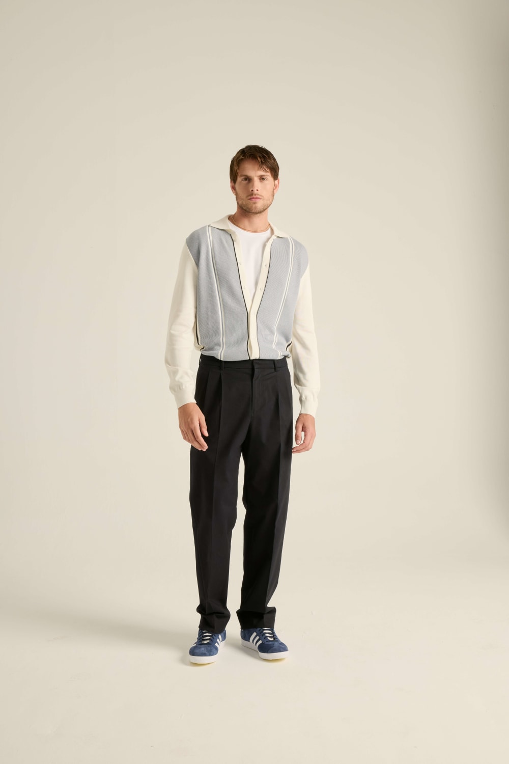 Batts-Daniele Baggy Chino Pantolon Lacivert-Pantolon-1-Milagron.com