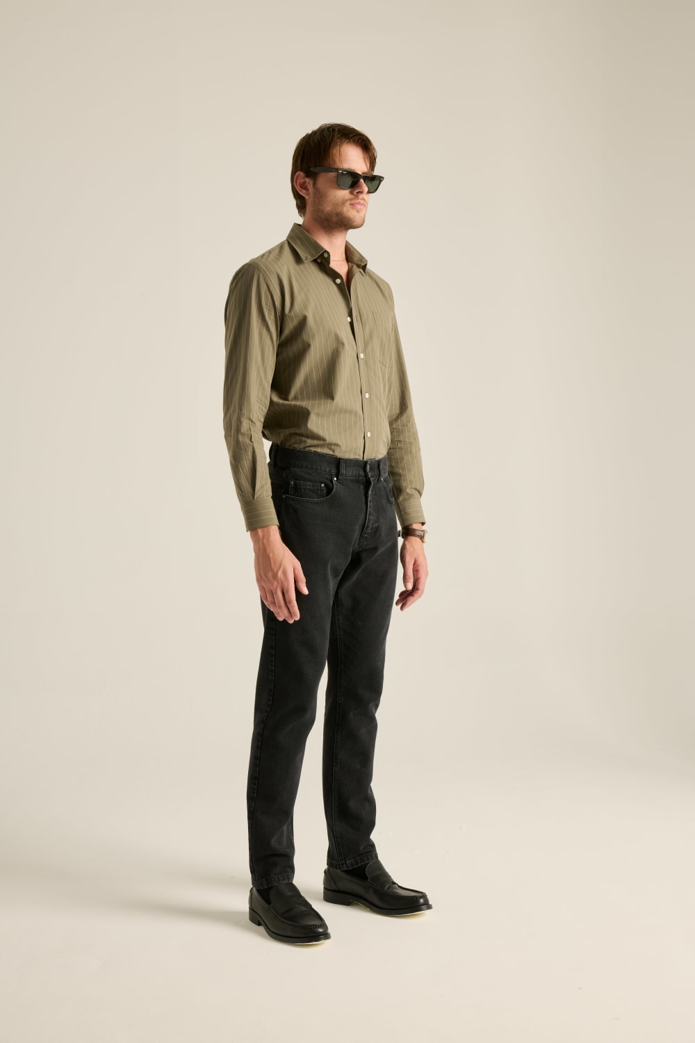 Batts-Karl Jean Pantolon Siyah-Kot Pantolon-1-Milagron.com