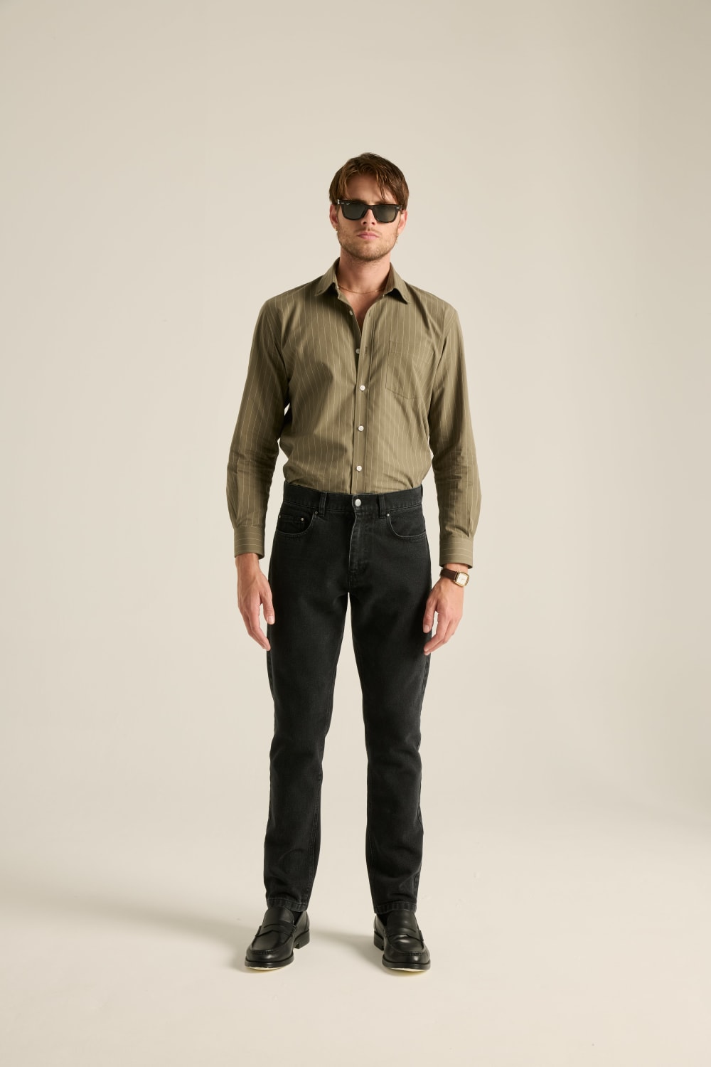 Batts-Karl Jean Pantolon Siyah-Kot Pantolon-3-Milagron.com