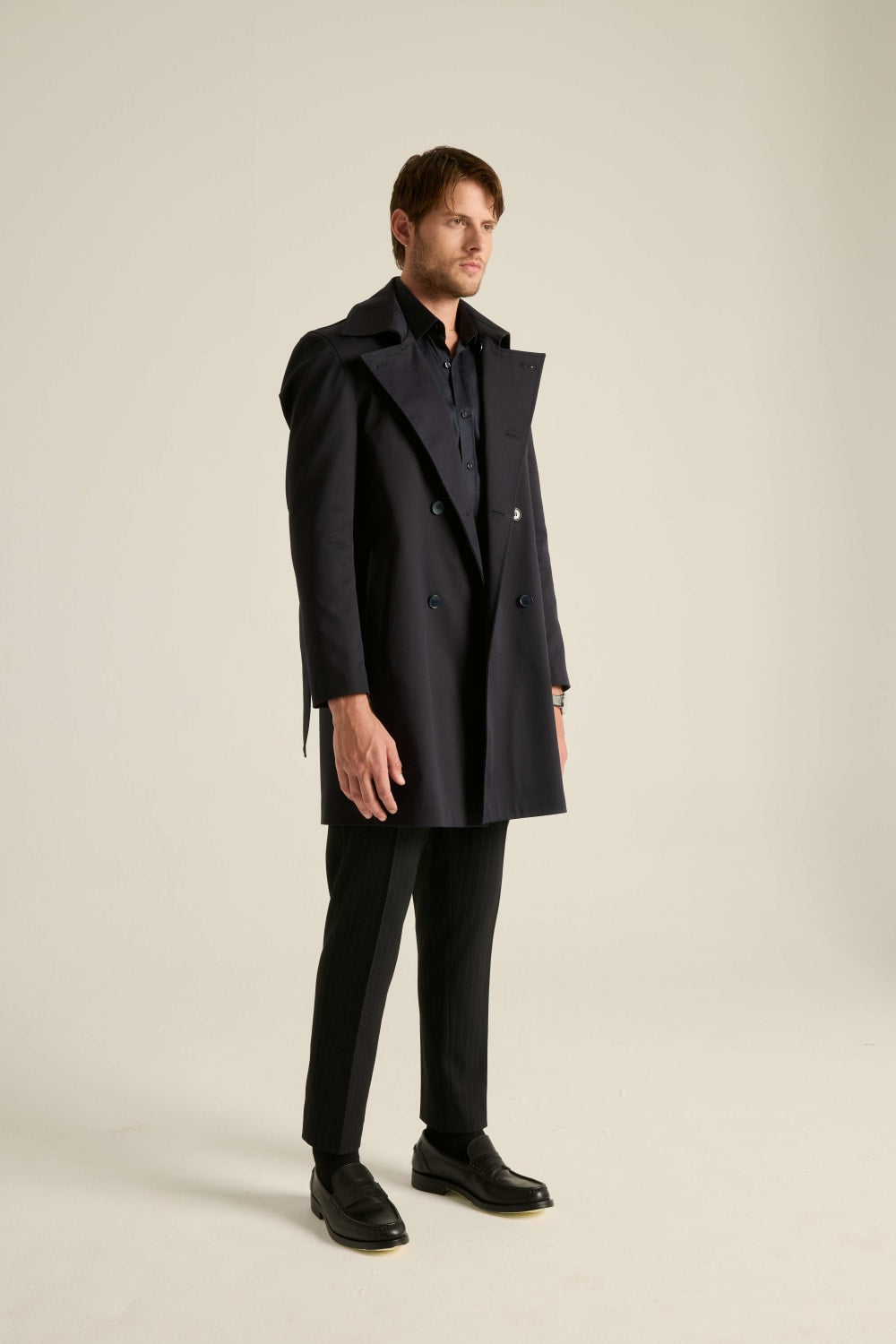 Batts-Piero Trençkot Lacivert-Trençkot-4-Milagron.com