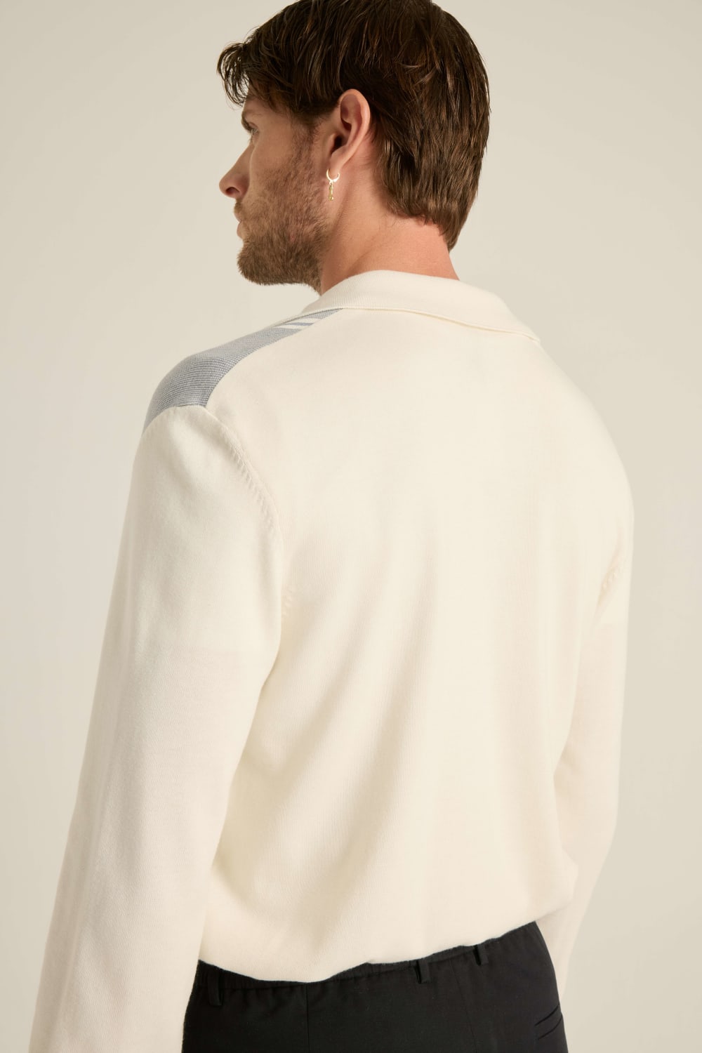 Batts-Silvio Düğmeli Triko İndigo-Sweatshirts & Hoodies-2-Milagron.com