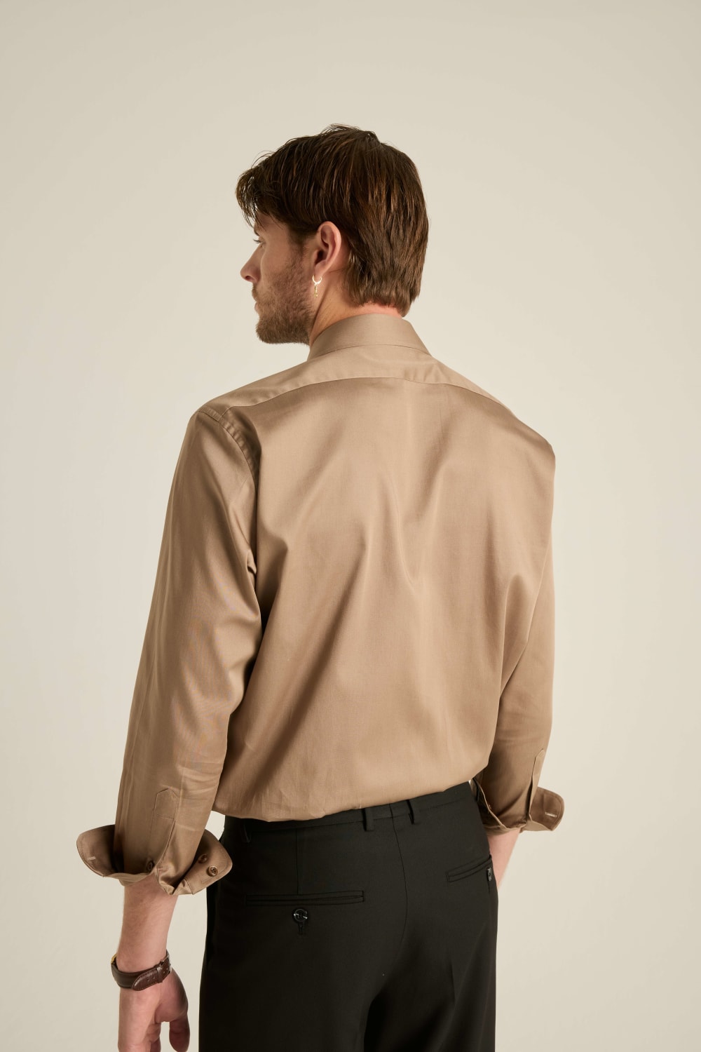 Batts-Vincent Haki Saten Gömlek-Gömlek-4-Milagron.com