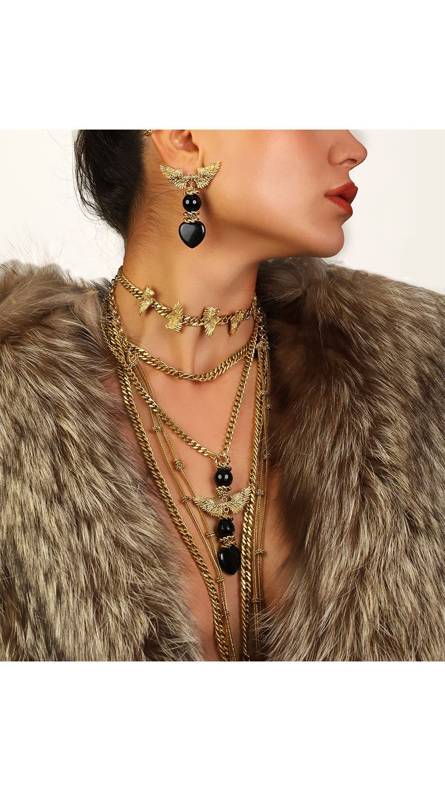 Bayemeyc-Amore Forte Sallantili Küpe-Küpe-2-Milagron.com