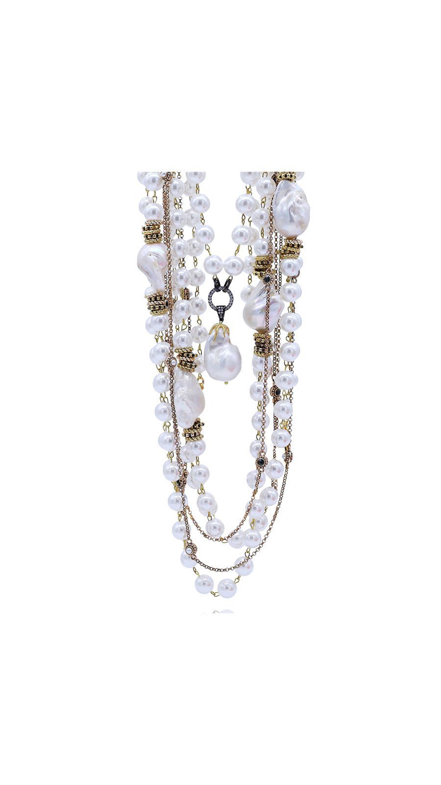 Bayemeyc-Barok İnci̇ Kolye Set-Kolye-3-Milagron.com