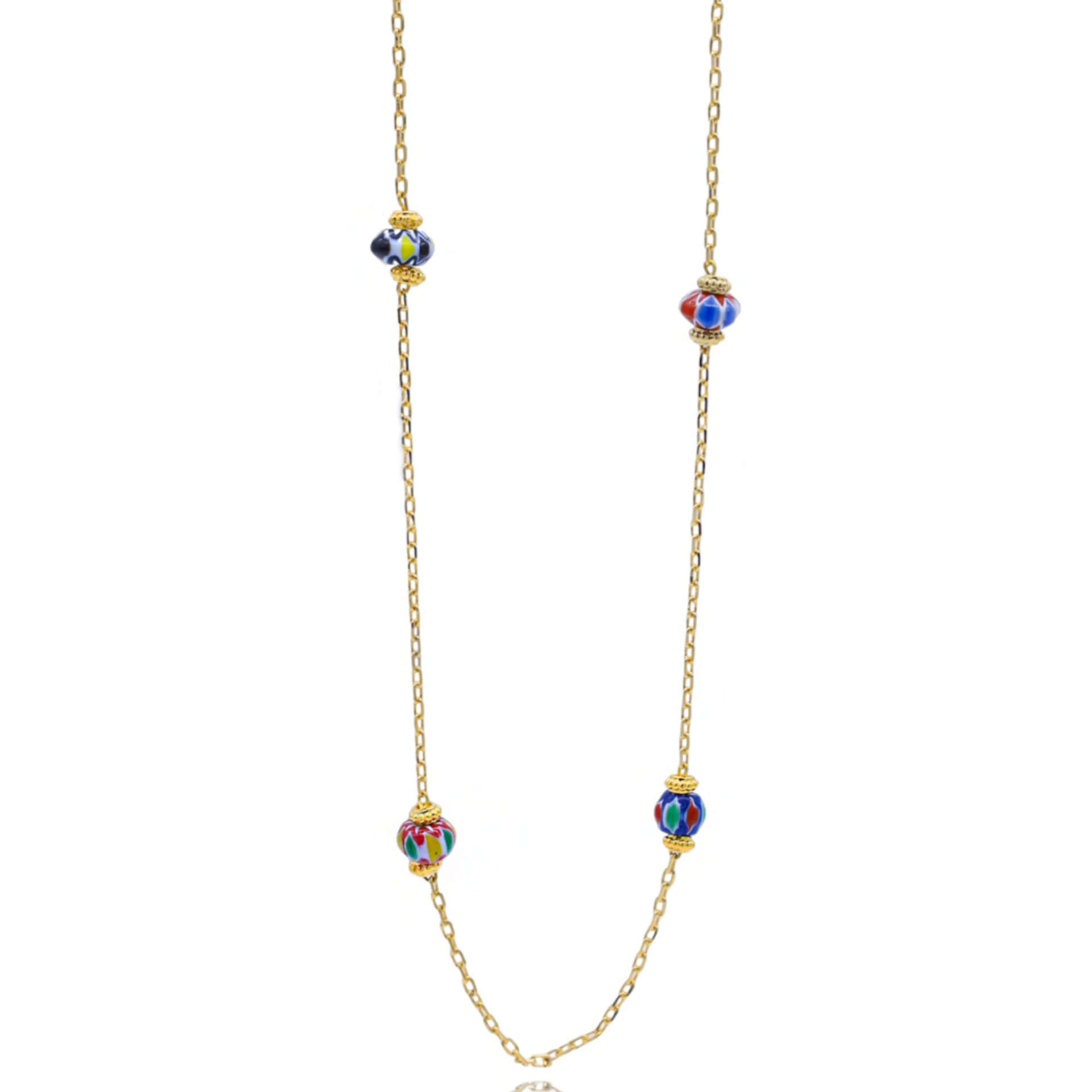 Bayemeyc-Bleu Zi̇nci̇r Altın Kaplama Kolye-Kolye-2-Milagron.com