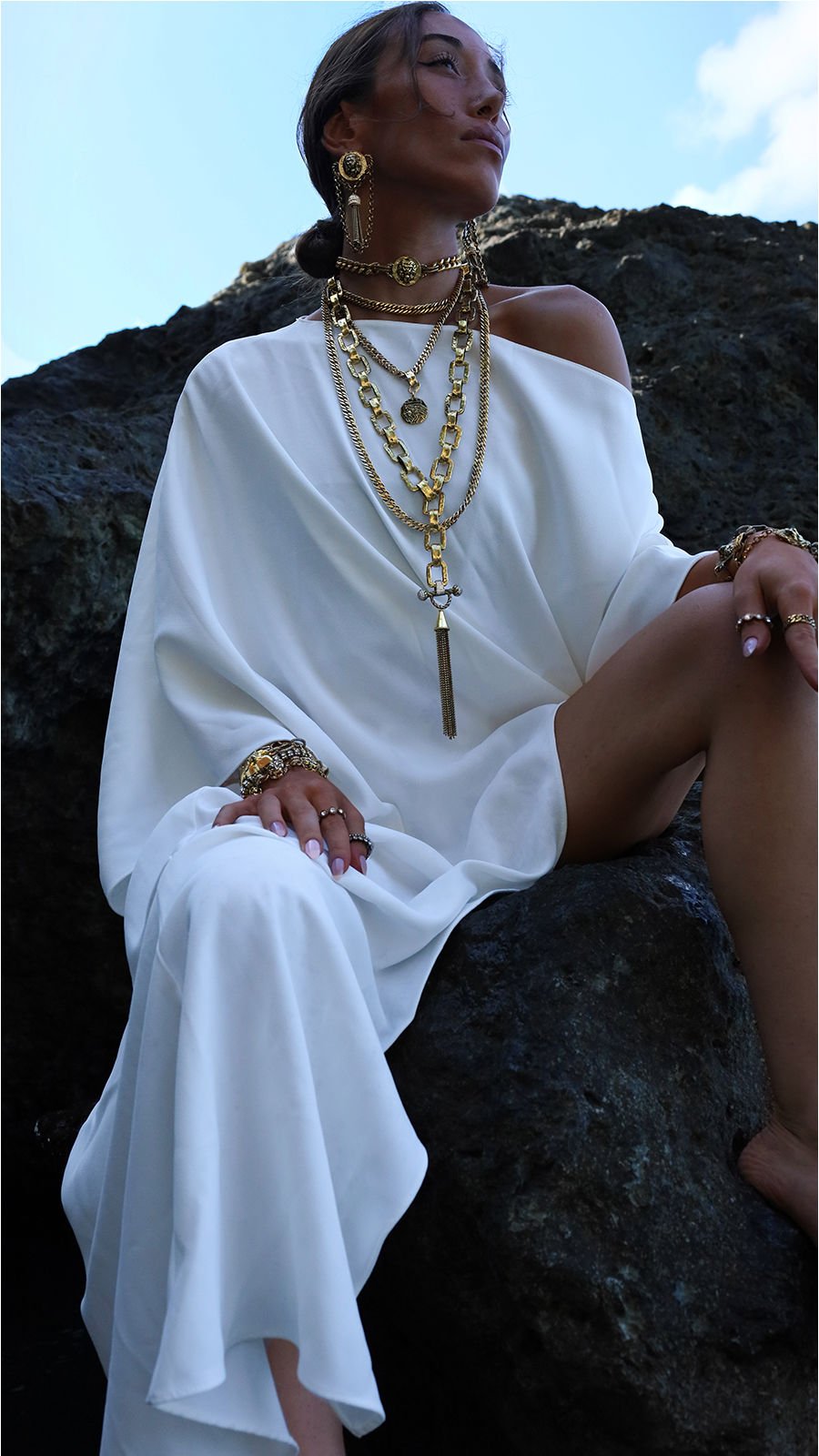 Bayemeyc-Cadeia Altın Kaplama Zi̇nci̇r Kolye-Kolye-3-Milagron.com