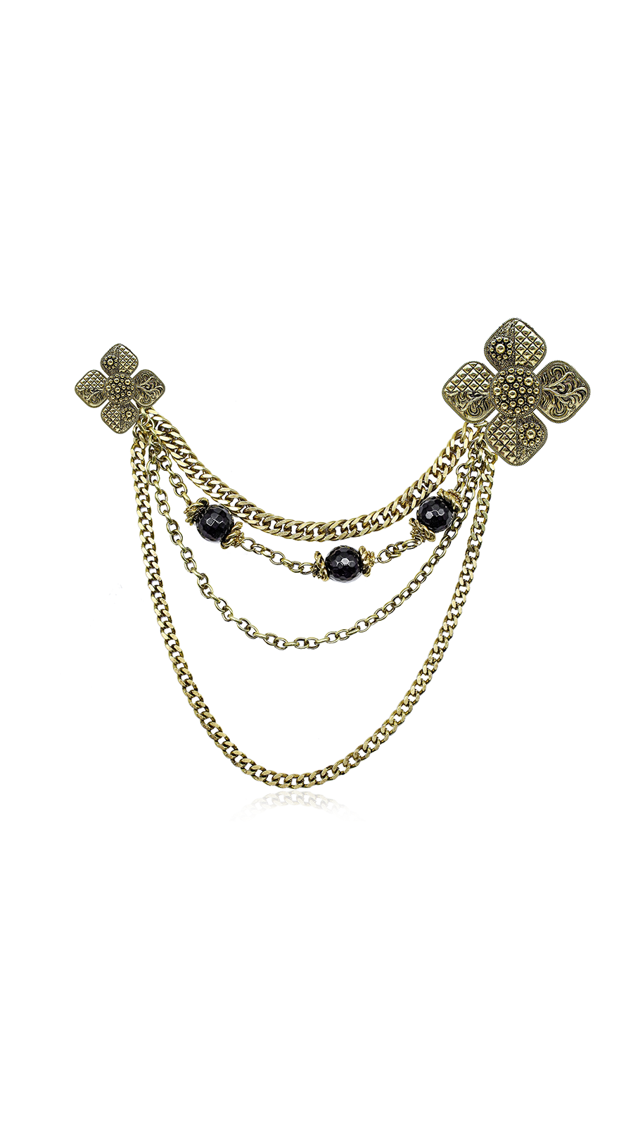 Bayemeyc-Celestia Altin Kaplama Broş-Broş-1-Milagron.com