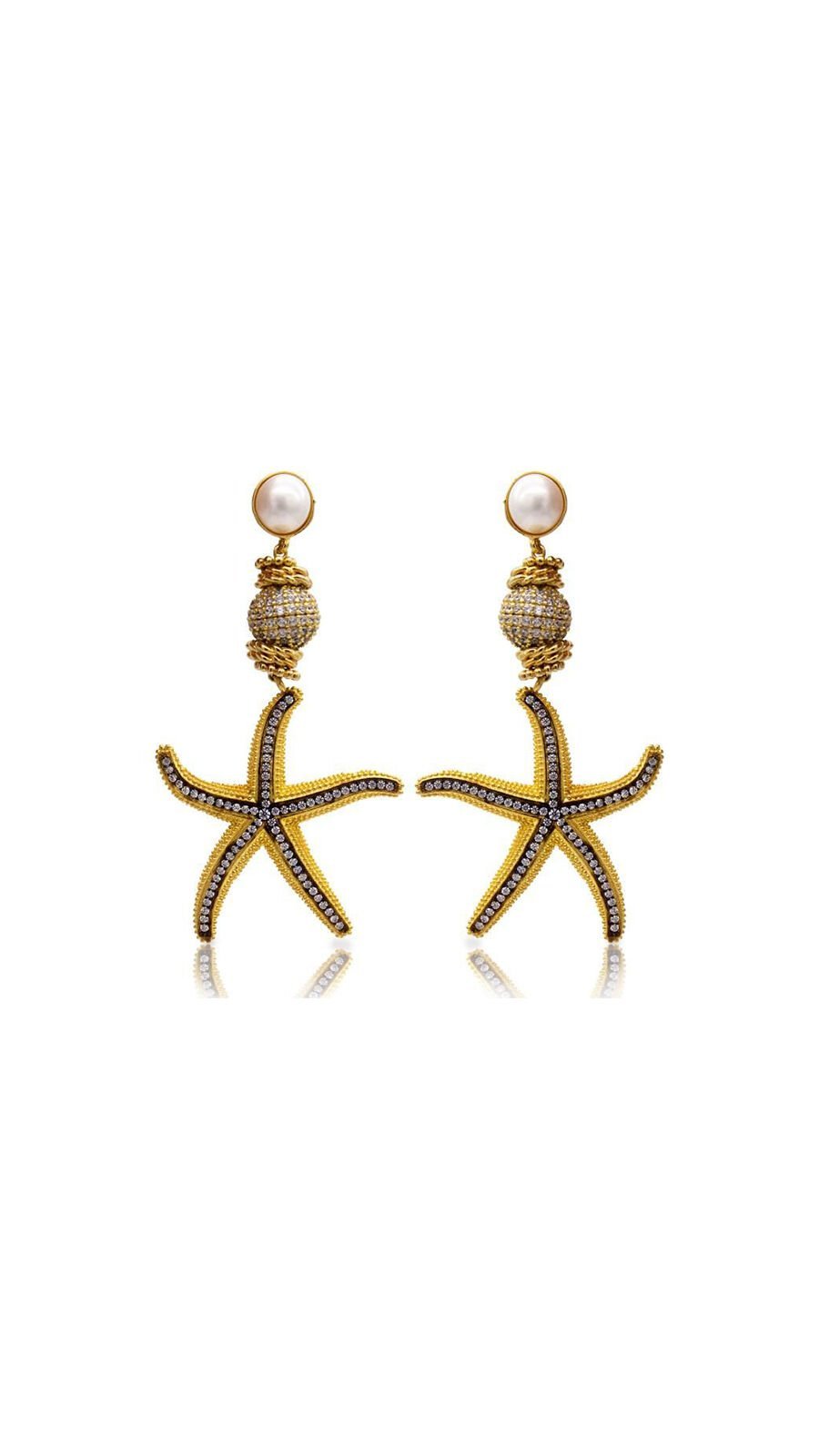 Bayemeyc-Deni̇z Yıldizı 22 Ayar Küpe-Küpe-1-Milagron.com