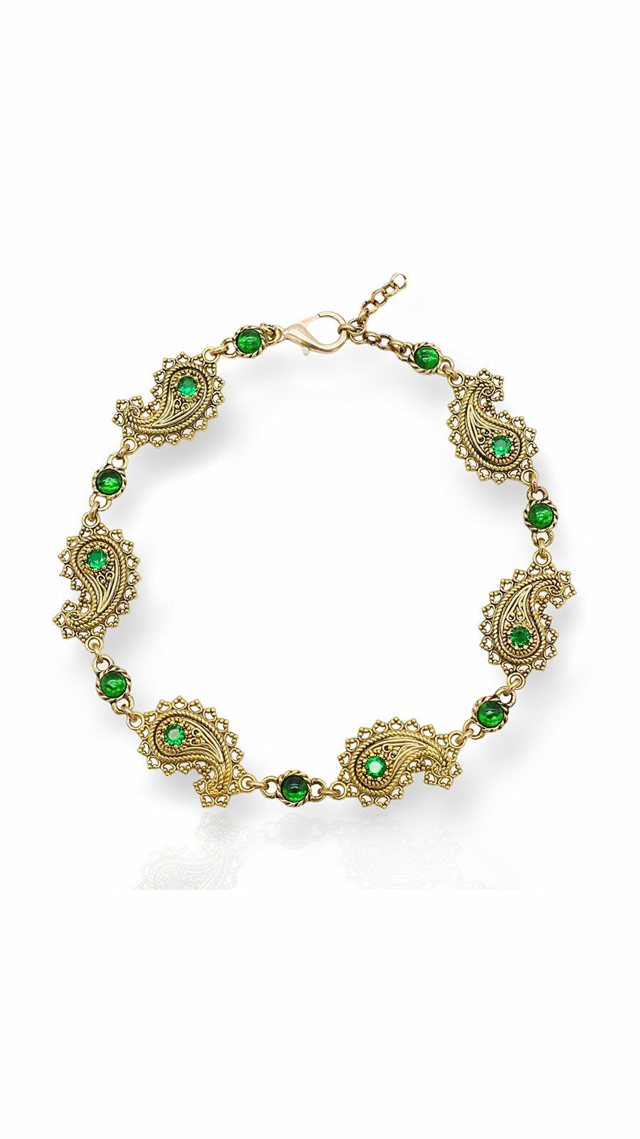 Emperor Altin Kaplama Choker Kolye