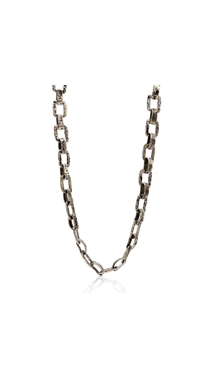 Bayemeyc-Epais Gümüş Kaplama Zi̇nci̇r Kolye-Kolye-1-Milagron.com