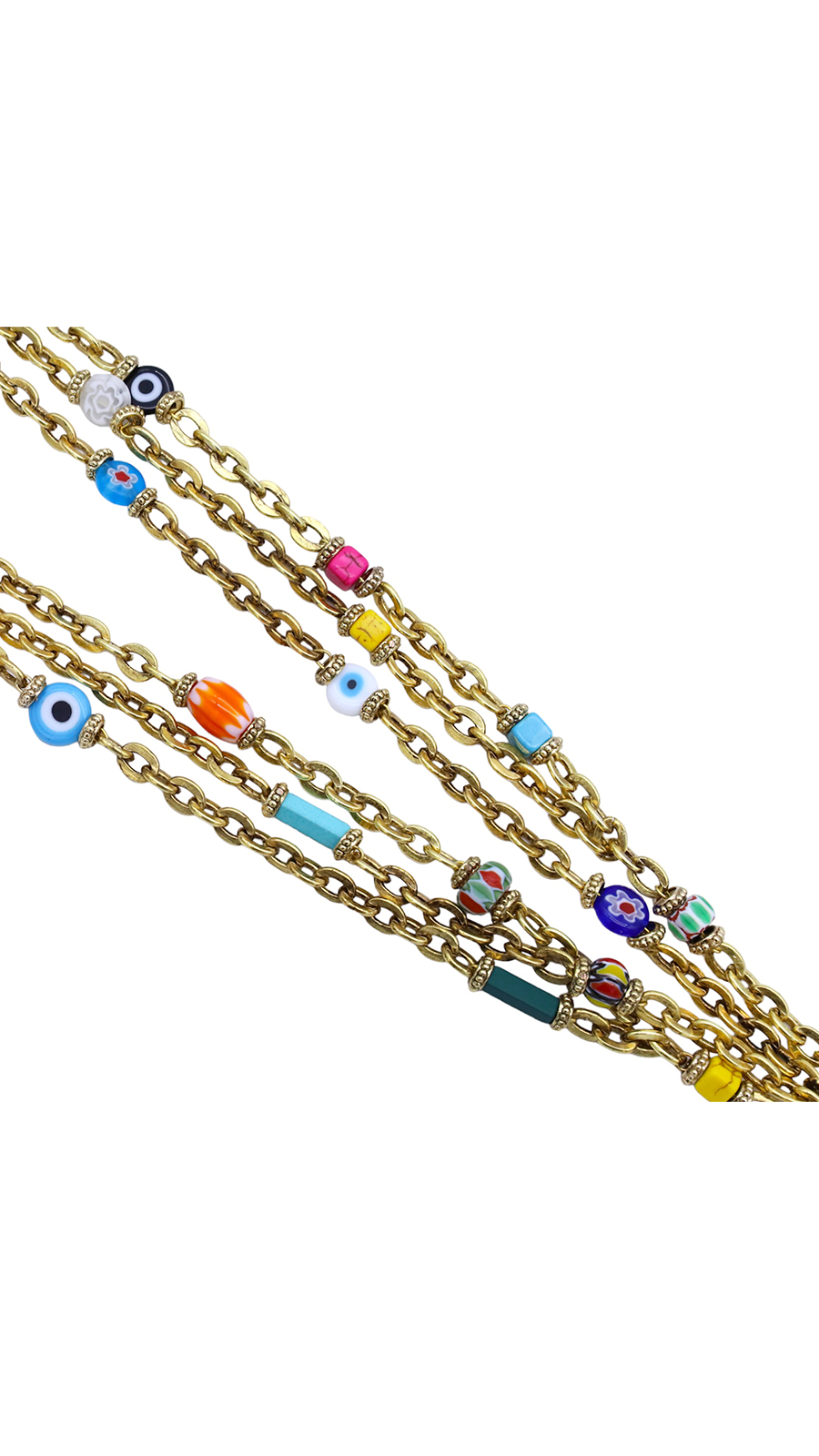 Bayemeyc-Evil Eye Zi̇nci̇r Kolye-Kolye-3-Milagron.com