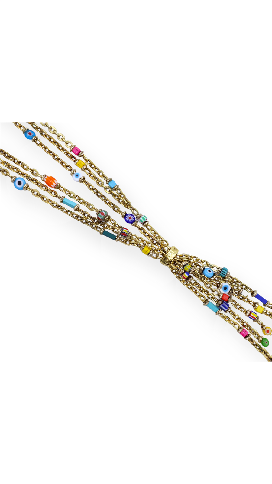 Bayemeyc-Evil Eye Zi̇nci̇r Kolye-Kolye-4-Milagron.com