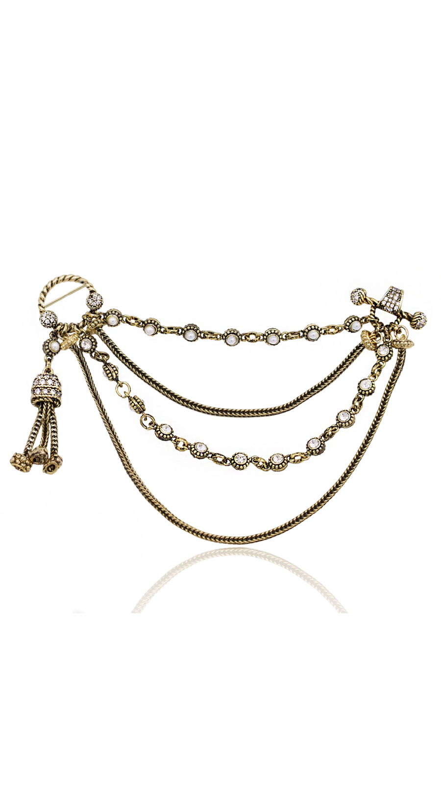 Bayemeyc-Festa Püsküllü Zi̇nci̇r Broş-Broş-1-Milagron.com