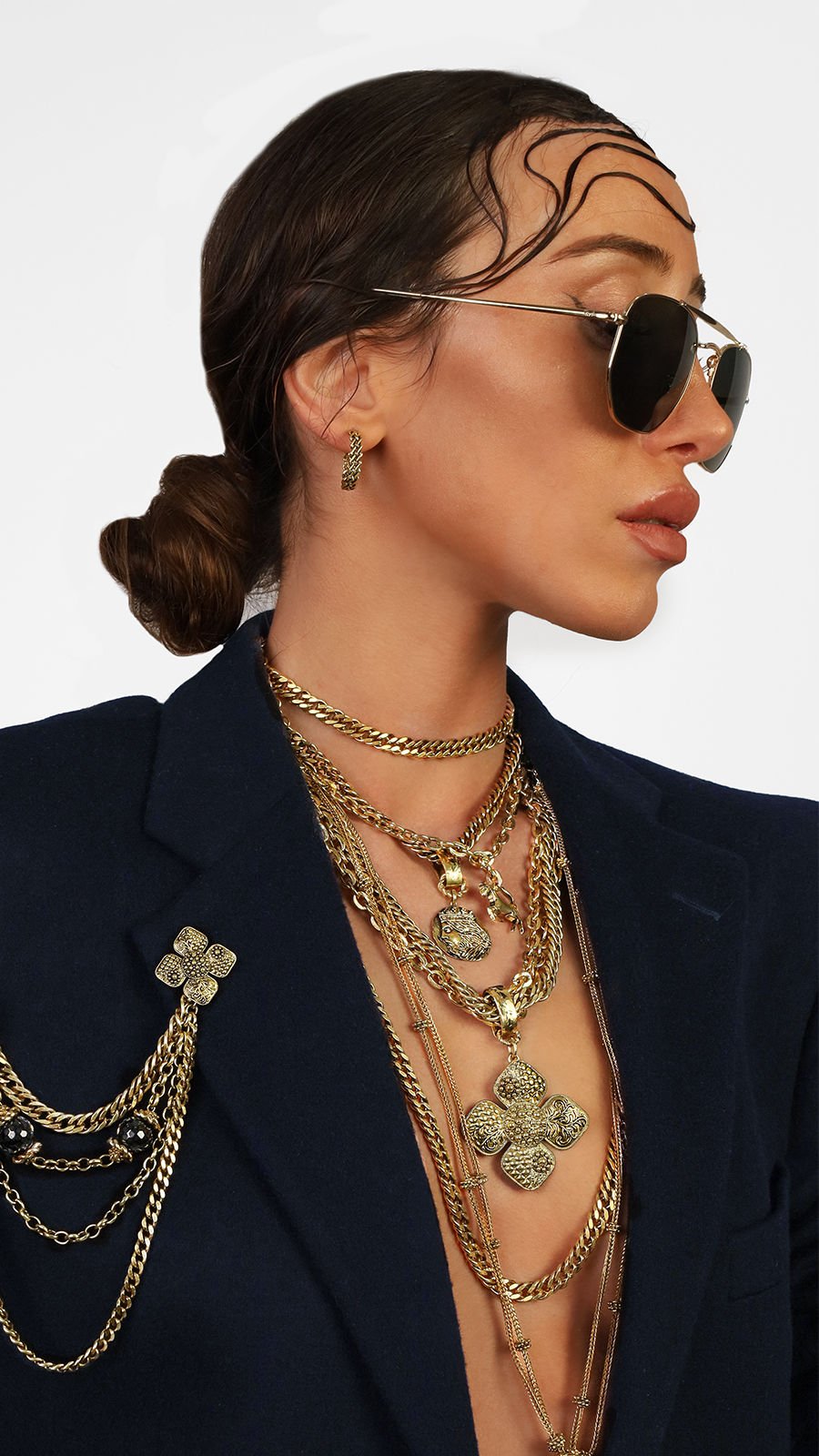 Bayemeyc-Giardino çoklu Zi̇nci̇r Kolye-KOLYELER-2-Milagron.com