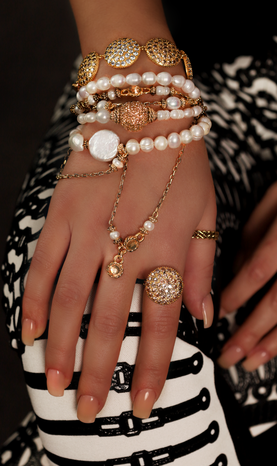 Bayemeyc-Gitano çoklu İnci̇ Bi̇lekli̇k-Bileklik-2-Milagron.com