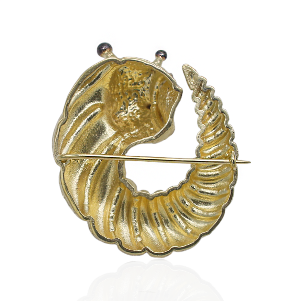 Bayemeyc-Helix Gold Broş-Broş-2-Milagron.com