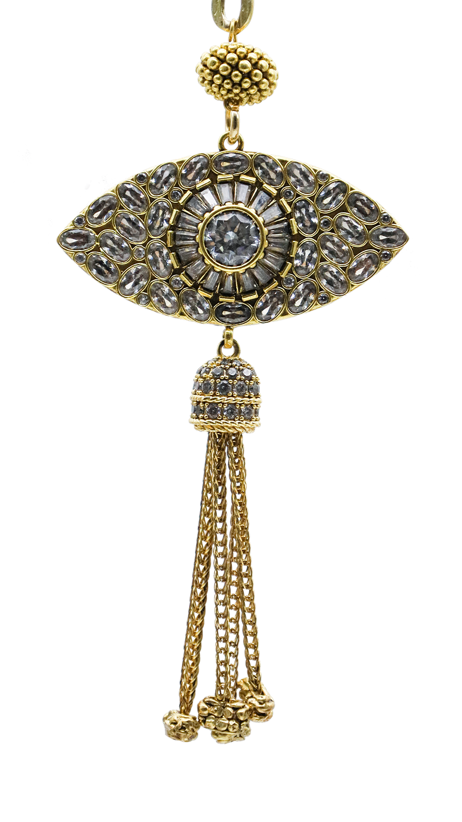 Bayemeyc-Impresion Altın Kaplama Göz Kolye-Kolye-2-Milagron.com