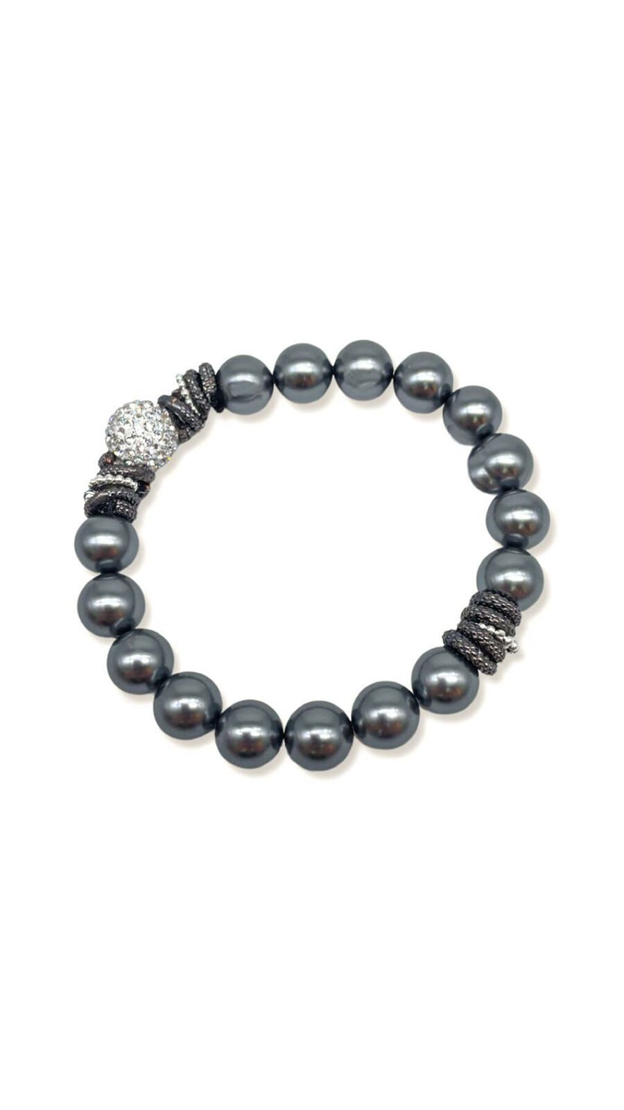 Bayemeyc-Leaist Si̇yah İnci̇ Bi̇lekli̇k-Bileklik-1-Milagron.com