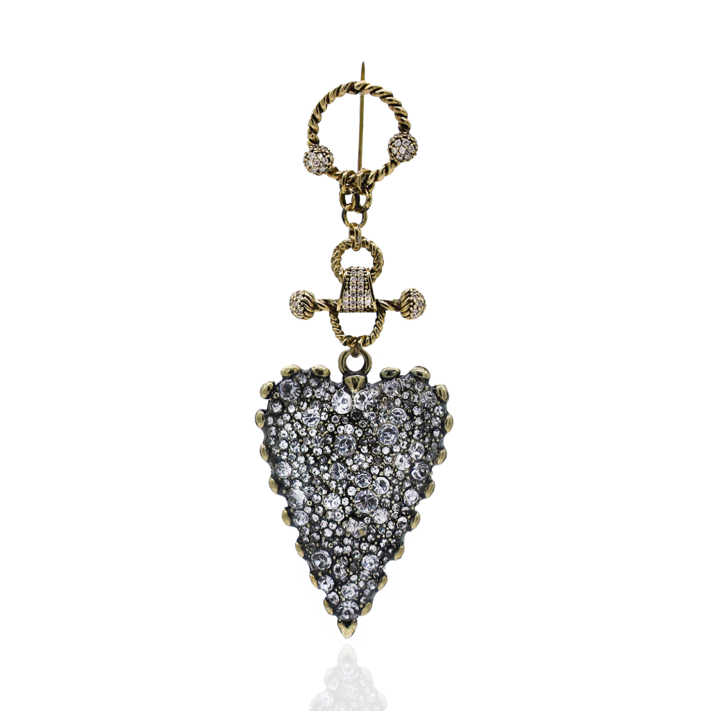 Bayemeyc-Lucente Kalp Broş-Broş-1-Milagron.com