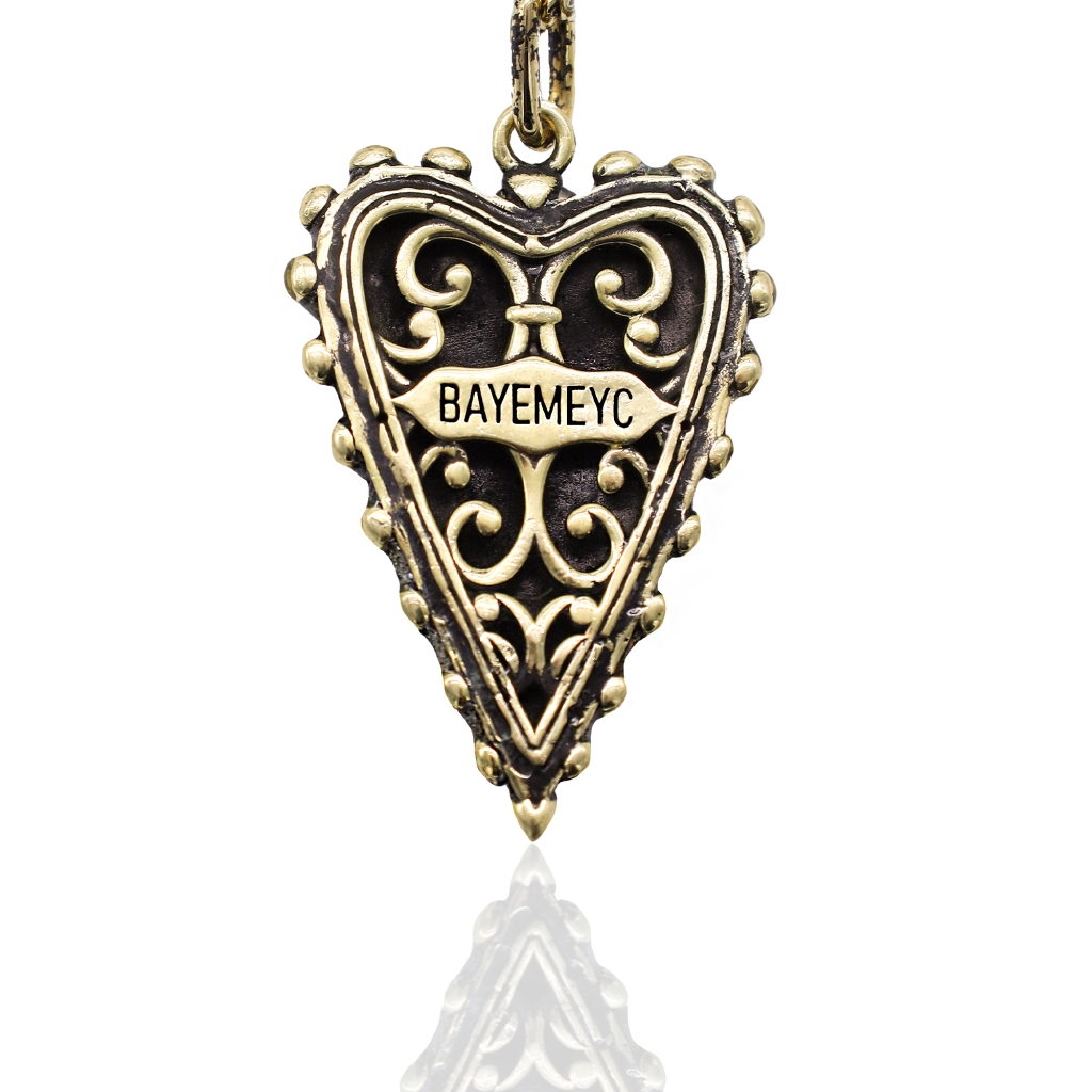 Bayemeyc-Lucente Kalp Broş-Broş-2-Milagron.com