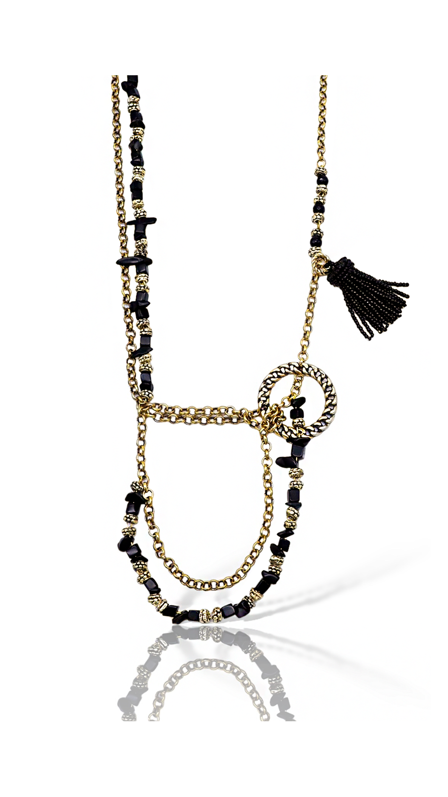 Bayemeyc-Madow Çoklu Zi̇nci̇r Kolye-Kolye-1-Milagron.com