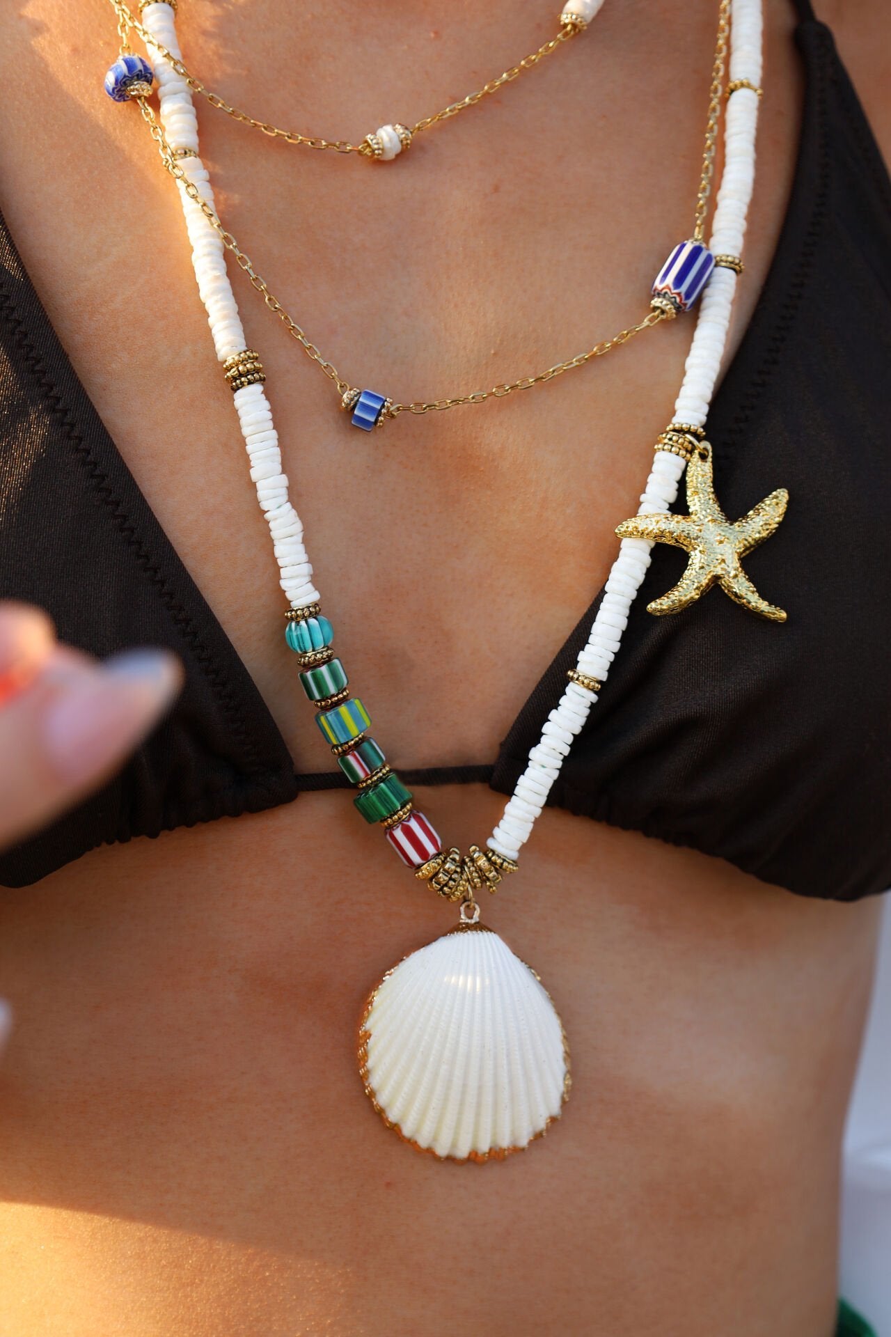 Bayemeyc-Mare Doğal Taş Kolye-Kolye-3-Milagron.com