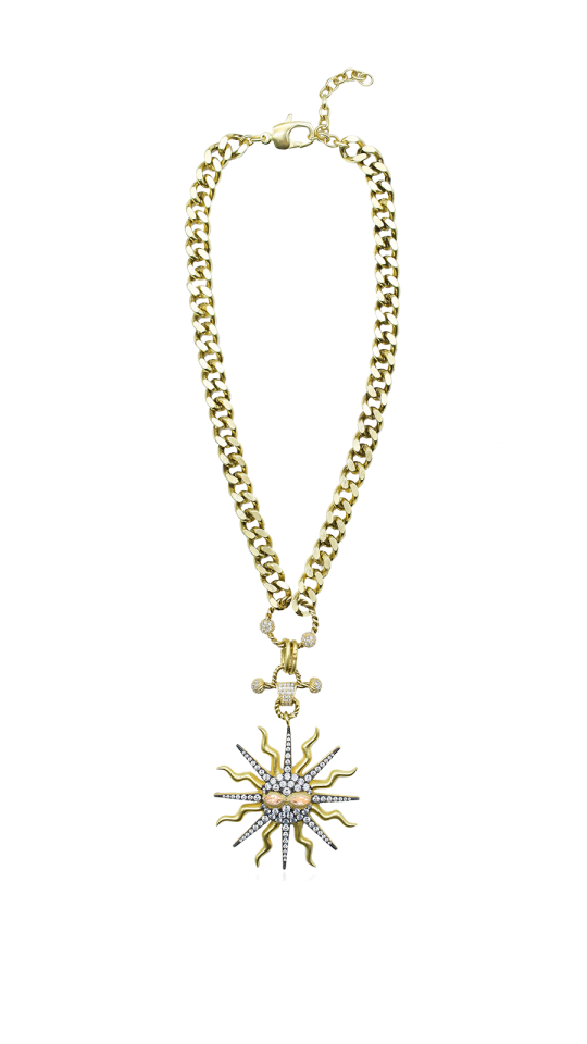 Maschera Altin Kaplama Charm Kolye
