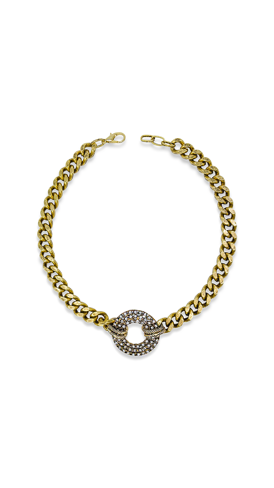 Bayemeyc-Mogra Altın Kaplama Choker Kolye-Kolye-1-Milagron.com