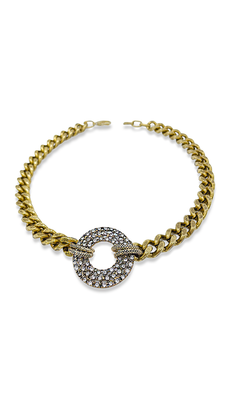 Bayemeyc-Mogra Altın Kaplama Choker Kolye-Kolye-2-Milagron.com