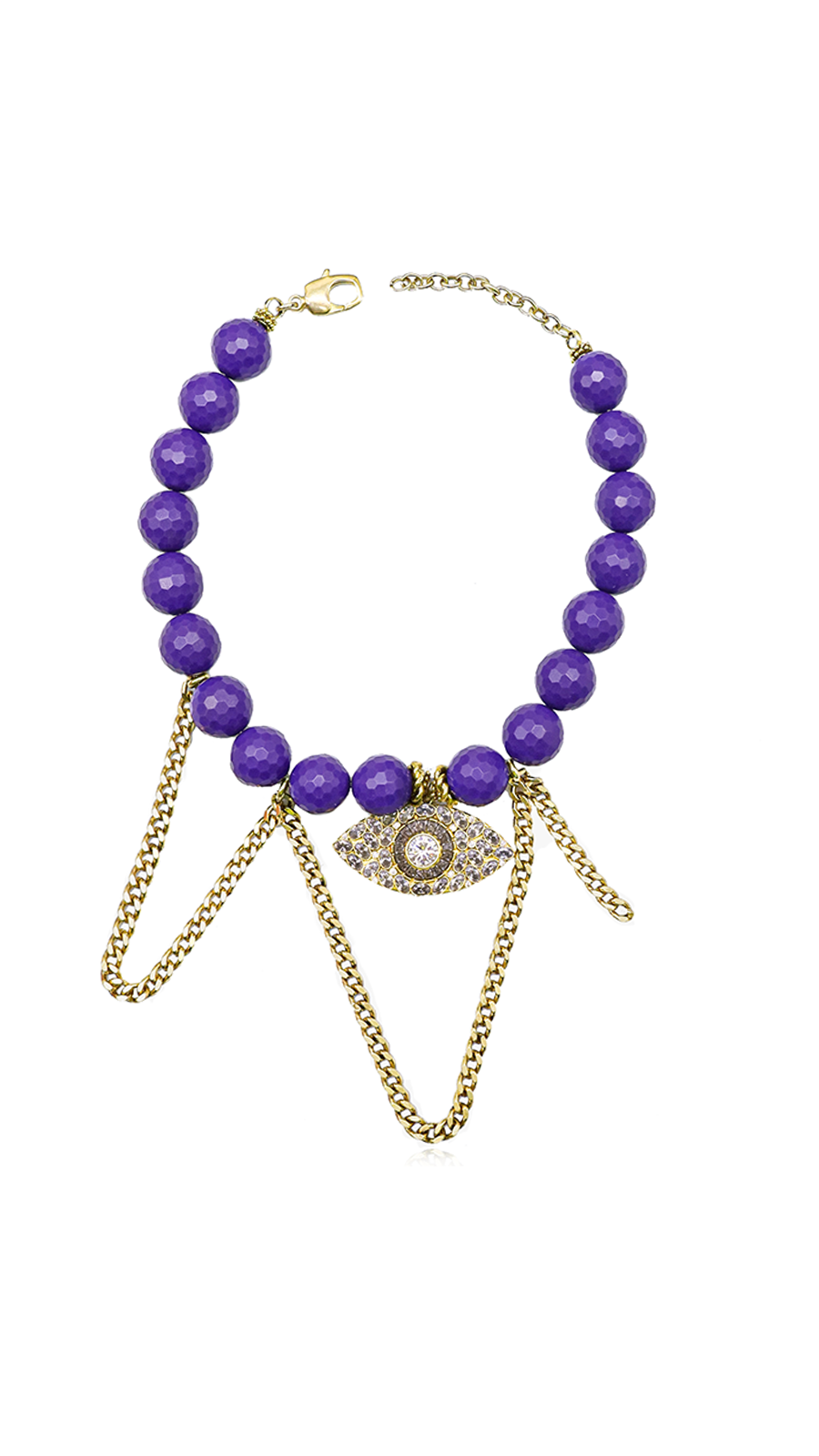 Bayemeyc-Mystere Doğal Taş Göz Kolye-KOLYELER-1-Milagron.com