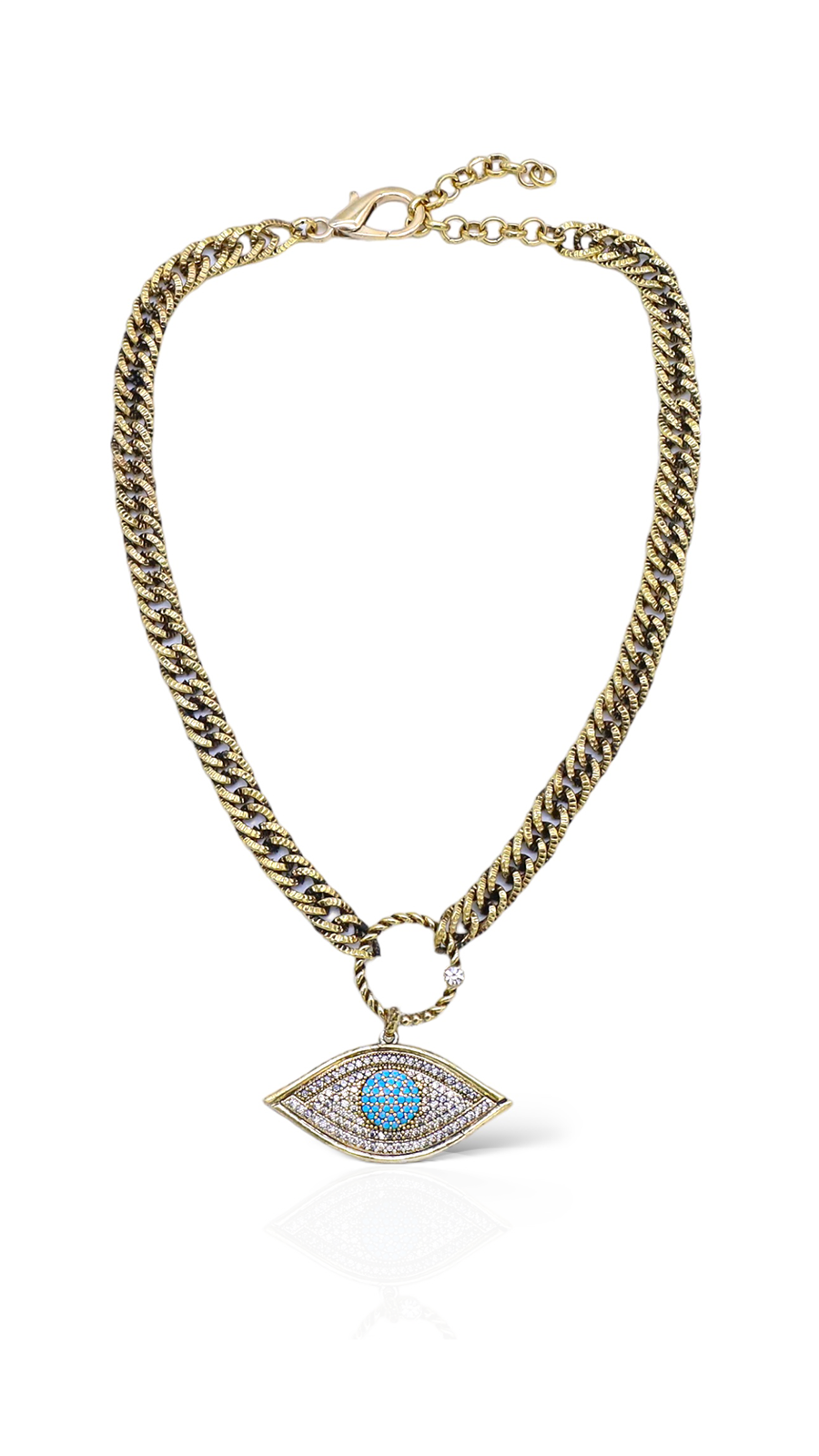 Bayemeyc-Occhio Blu Göz Kolye-Kolye-1-Milagron.com