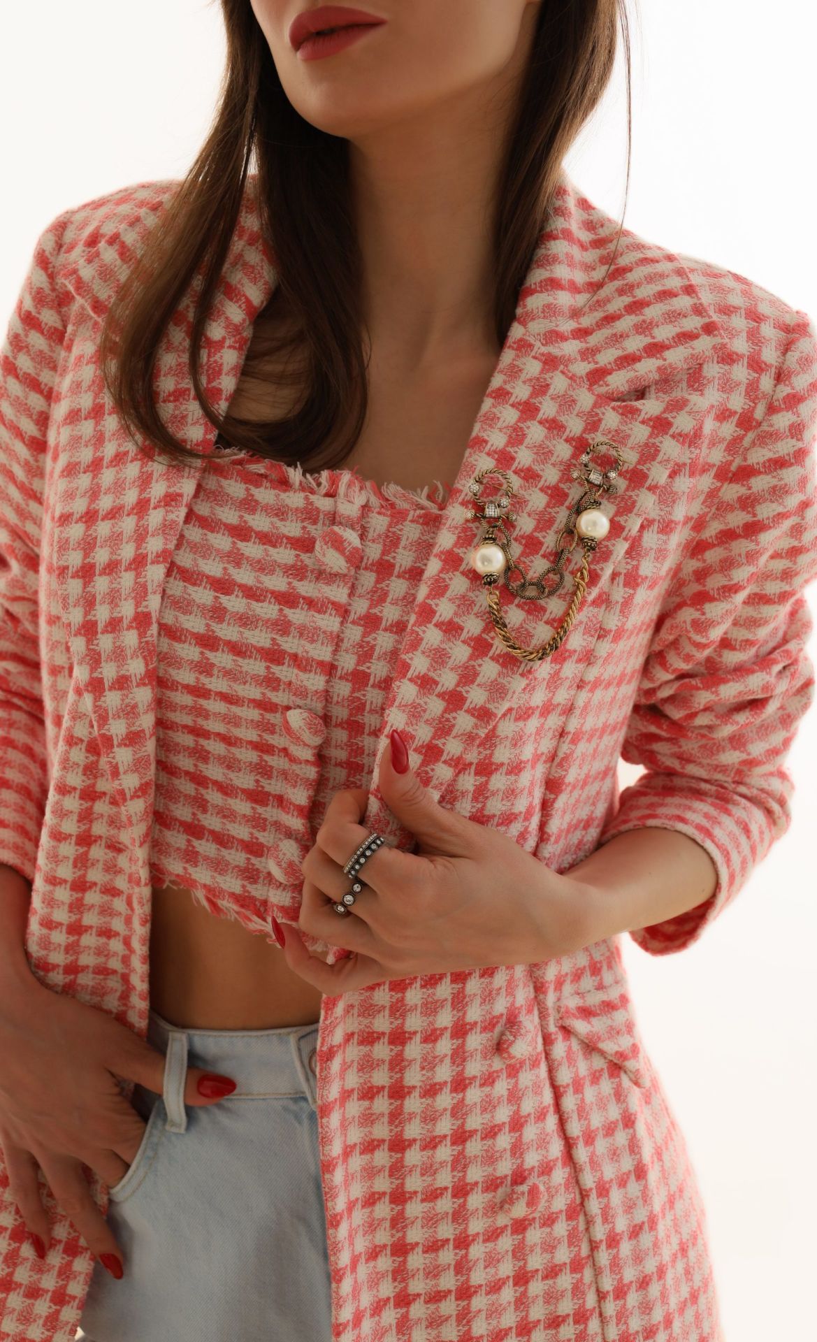 Bayemeyc-Perla İnci̇li̇ Zi̇nci̇r Broş-Broş-2-Milagron.com