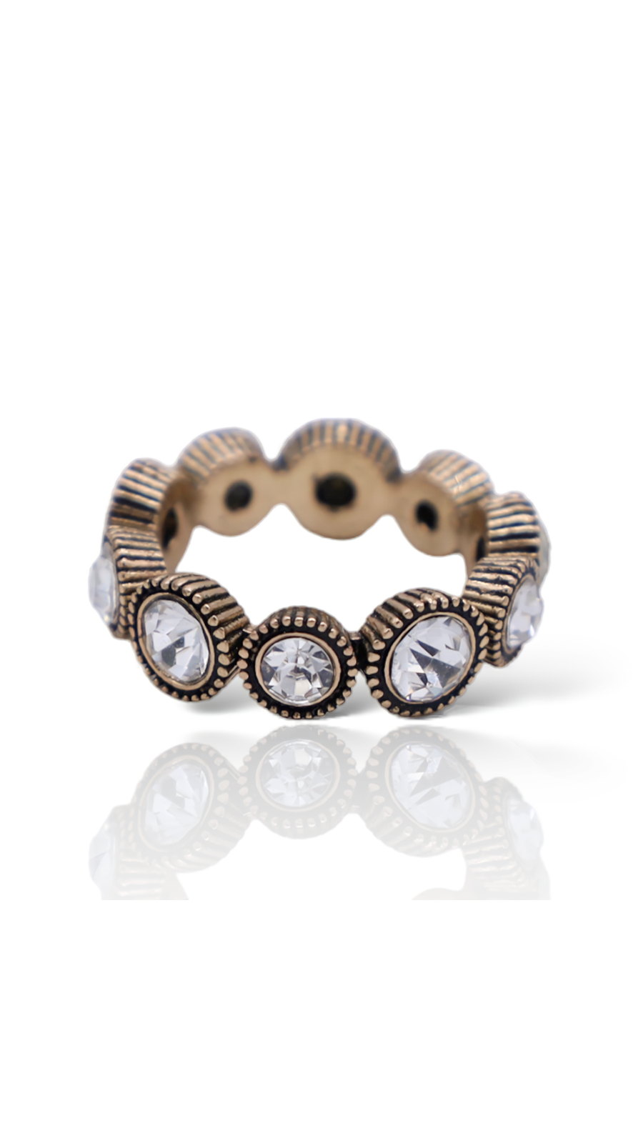 Bayemeyc-Queen Kri̇stal Taşlı Tamtur Yüzük-Yüzük-2-Milagron.com