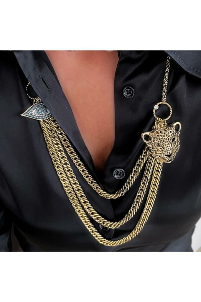 Bayemeyc-Ravier Altın Kaplama Zi̇nci̇r Kolye-Kolye-1-Milagron.com