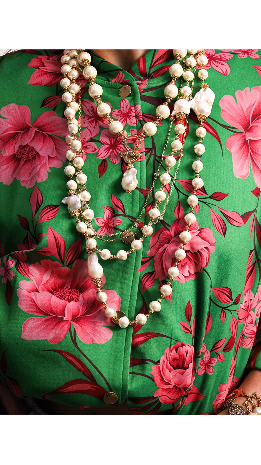 Bayemeyc-Rico Barok İnci̇ Kolye Set-Kolye-4-Milagron.com