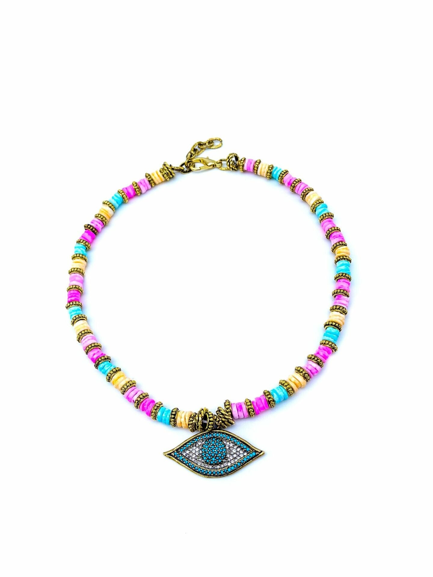 Bayemeyc-Rosado Renkli̇ Kolye-Kolye-1-Milagron.com