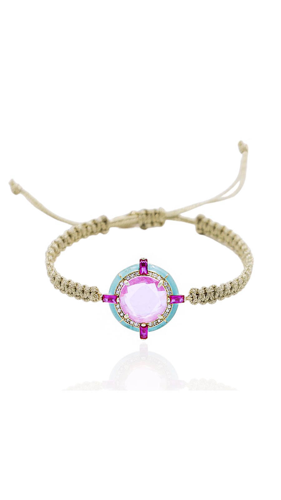 Bayemeyc-Roseate Makrome Bi̇lekli̇k-Bileklik-1-Milagron.com