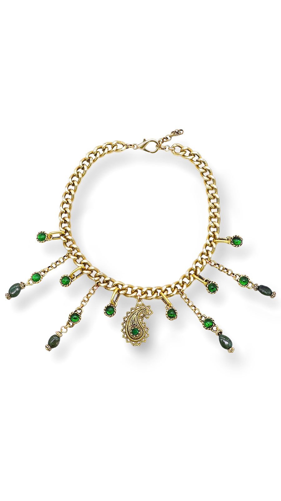 Bayemeyc-Royal Altın Kaplama Choker Kolye-Kolye-1-Milagron.com