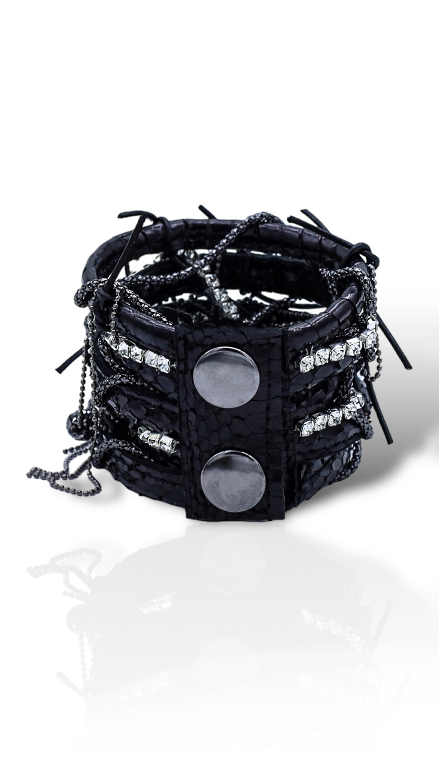 Bayemeyc-Serpiente Deri̇ Bi̇lekli̇k-Bileklik-2-Milagron.com