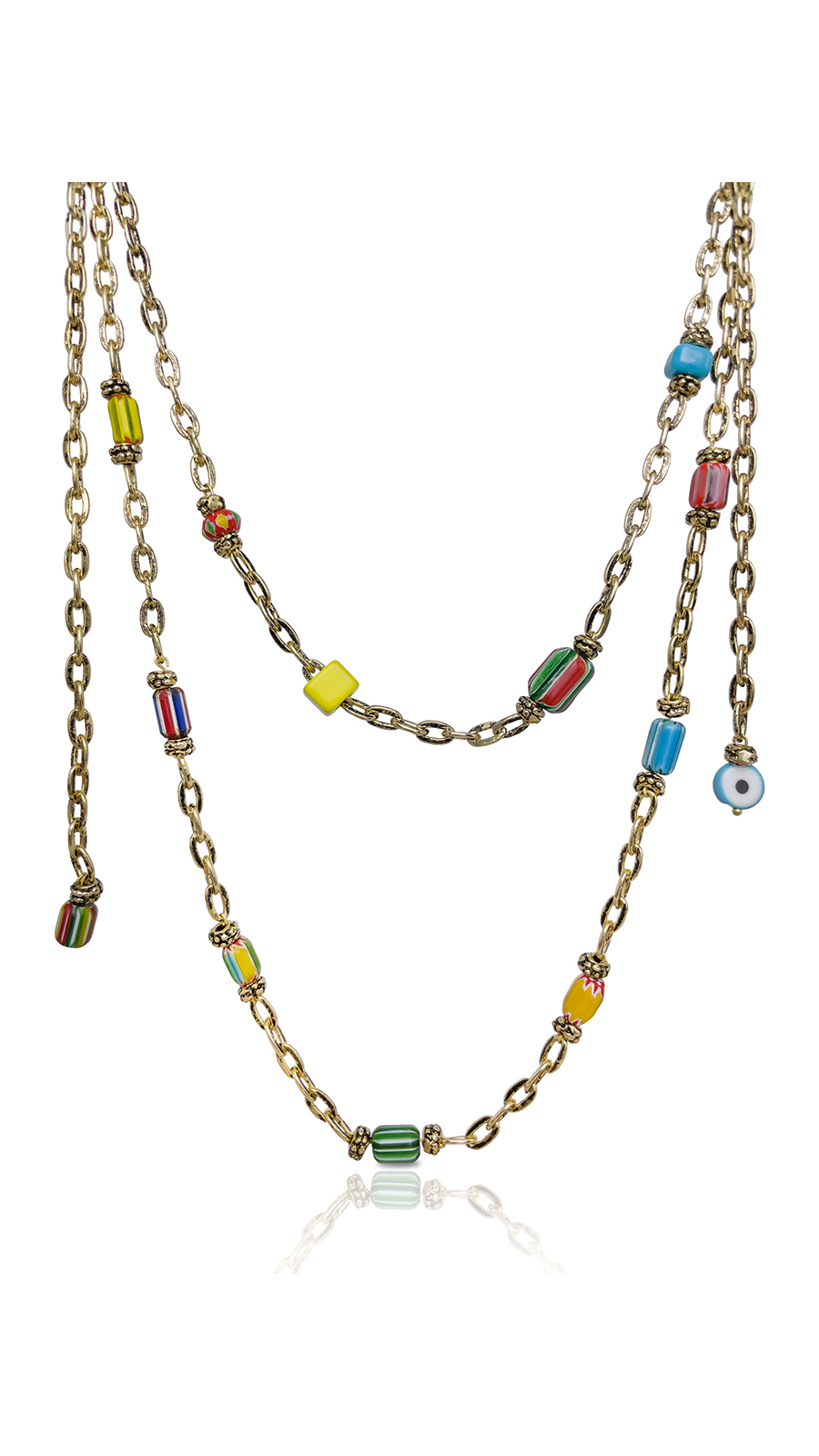 Bayemeyc-Suil AltIn Kaplama Çoklu Kolye-Kolye-1-Milagron.com