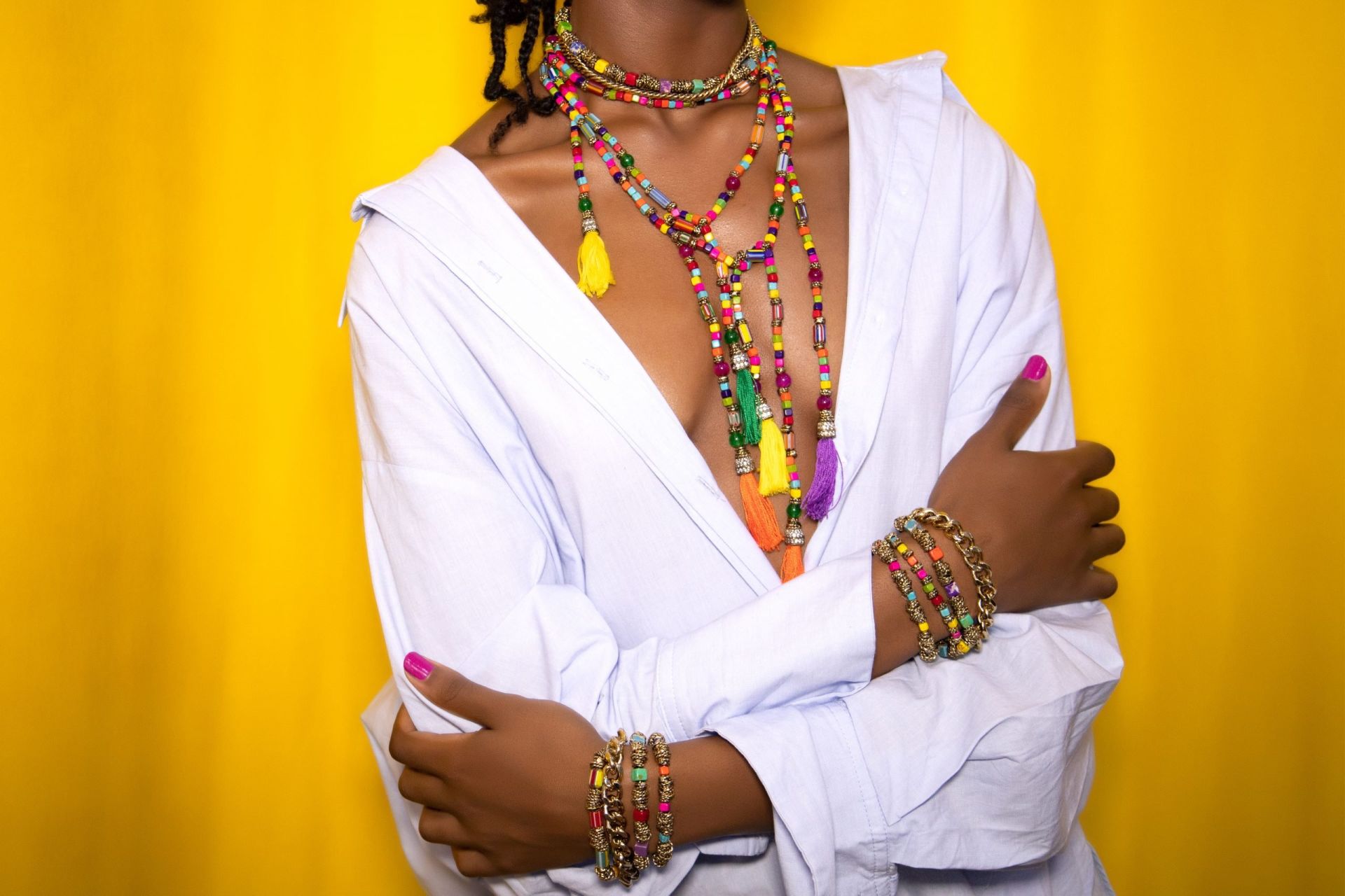 Bayemeyc-Sunset Doğal Taş Kolye-Kolye-2-Milagron.com