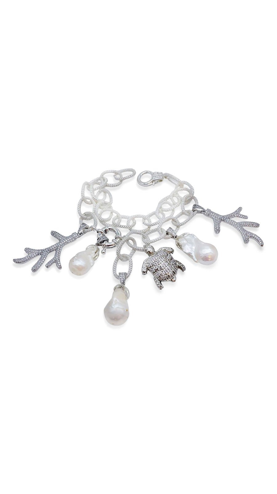 Bayemeyc-Temis 925 Ayar Gümüş İnci̇ Bi̇lekli̇k-Bileklik-1-Milagron.com