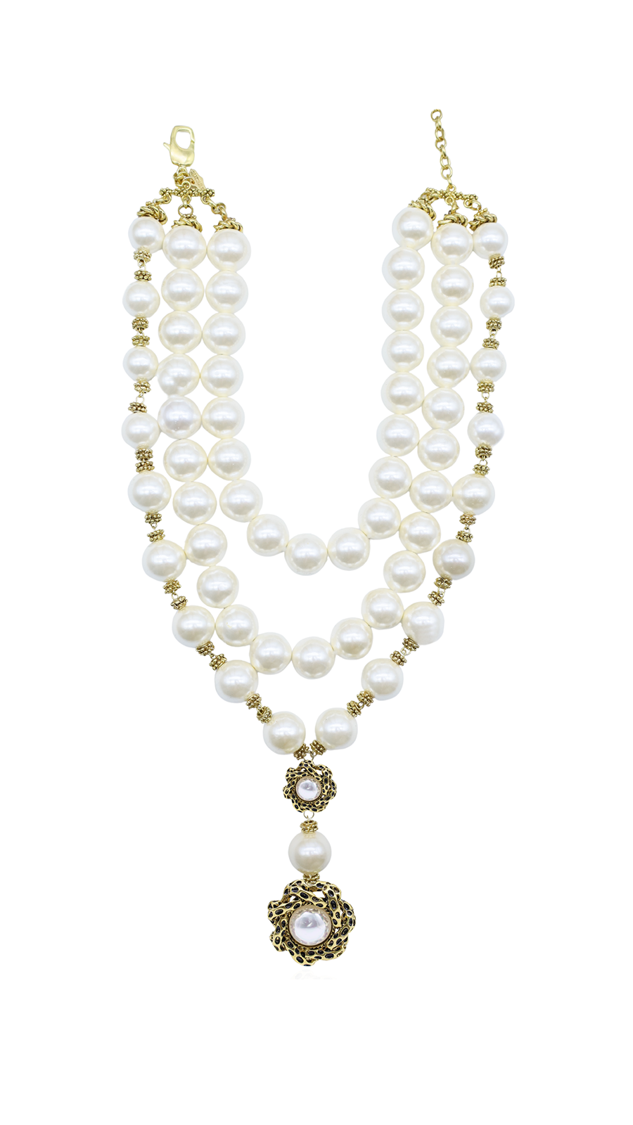 Bayemeyc-Veloria çoklu İnci̇ Kolye-KOLYELER-1-Milagron.com