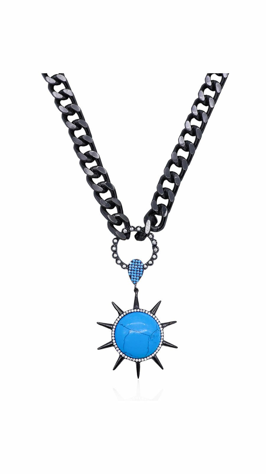 Bayemeyc-Wersine Zi̇nci̇r Güneş Kolye-Kolye-1-Milagron.com