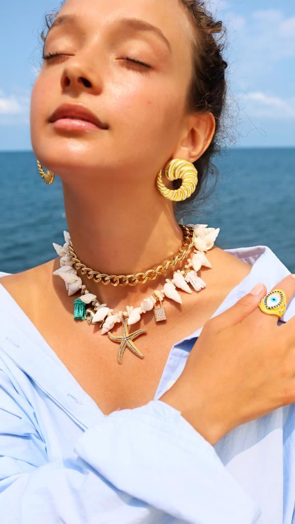 Bayemeyc-White Summer Kolye-Kolye-2-Milagron.com